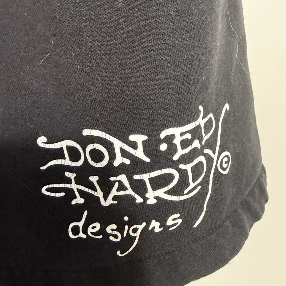 Ed-hardy Men's Black Shorts